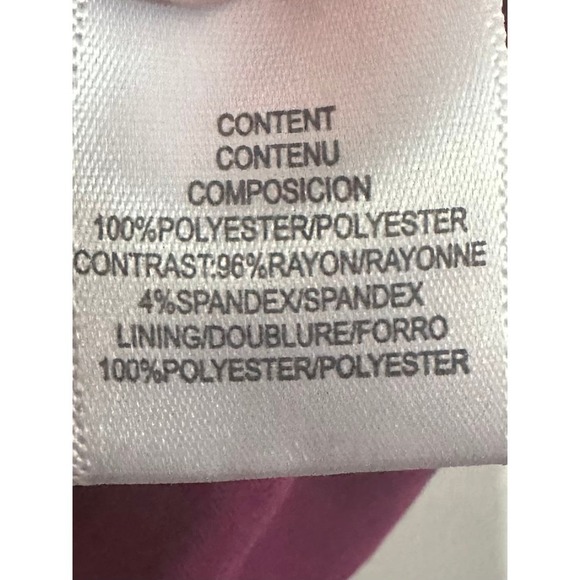 WAYF Metallic Pink Gold Puff Sleeve V-Neck Wrap Front Bodysuit - Sz XL - Picture 6 of 8